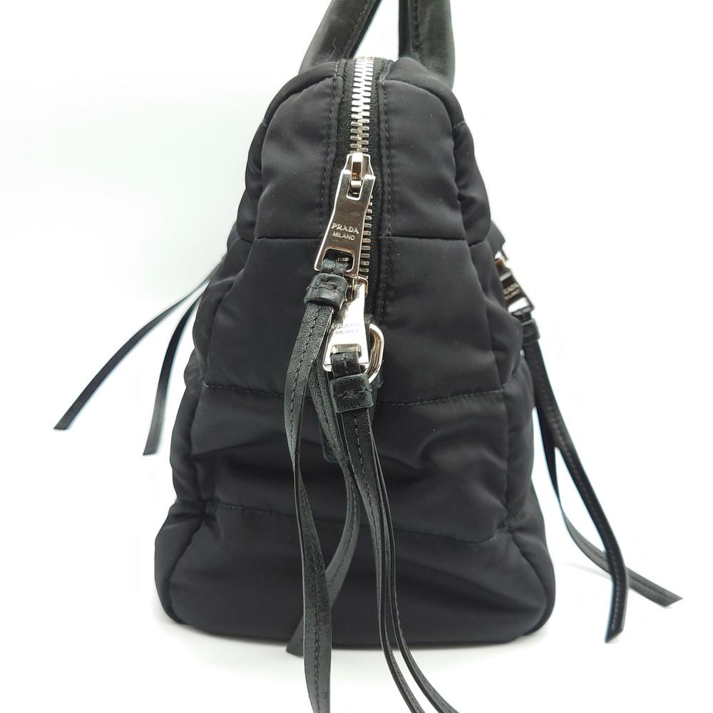 Prada Triangular Plate Logo Chic Functional Leath… - image 8